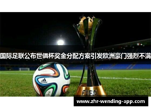 国际足联公布世俱杯奖金分配方案引发欧洲豪门强烈不满 国际足联公布世俱杯奖金分配方案引发欧洲豪门强烈不满
